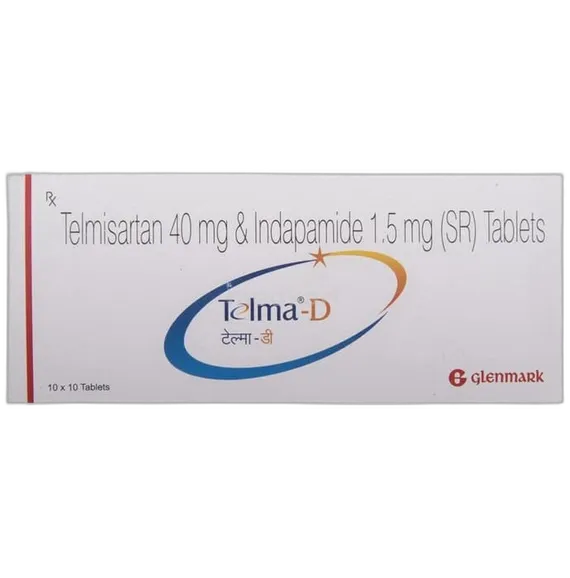 telma d 40mg tablet 10's